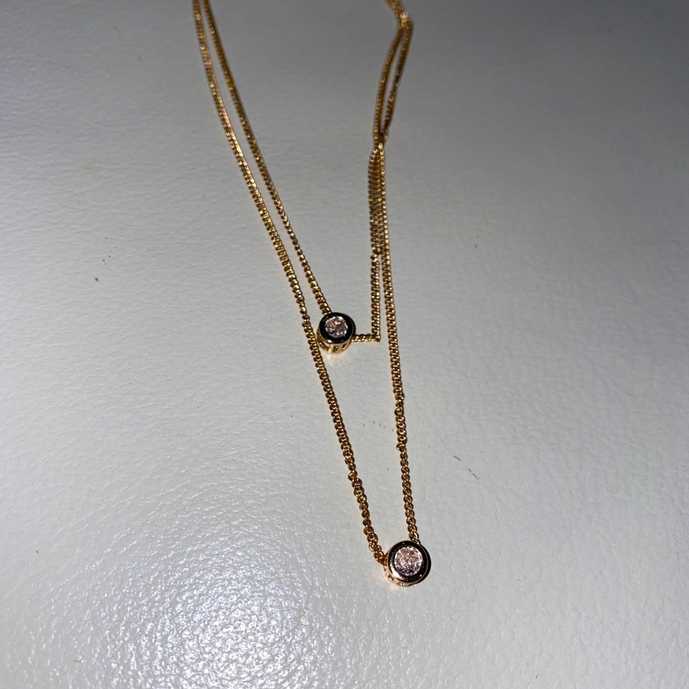 Dainty gold necklace